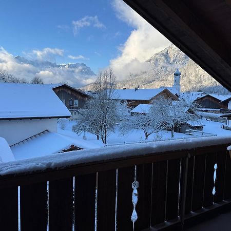 Dachgeschosswohnung Mit Traumhaftem Zugspitzblick Bei Garmisch Farchant Exteriér fotografie