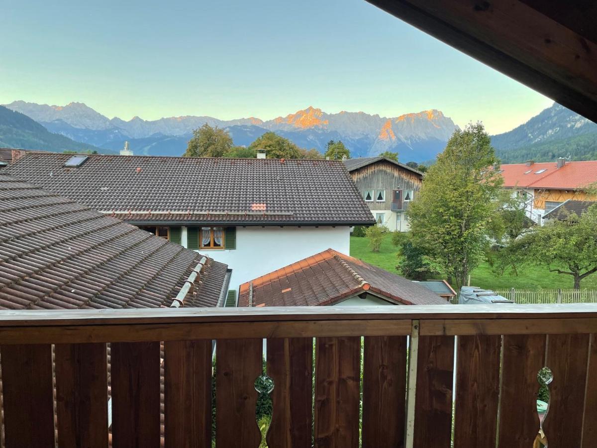Dachgeschosswohnung Mit Traumhaftem Zugspitzblick Bei Garmisch Farchant Exteriér fotografie