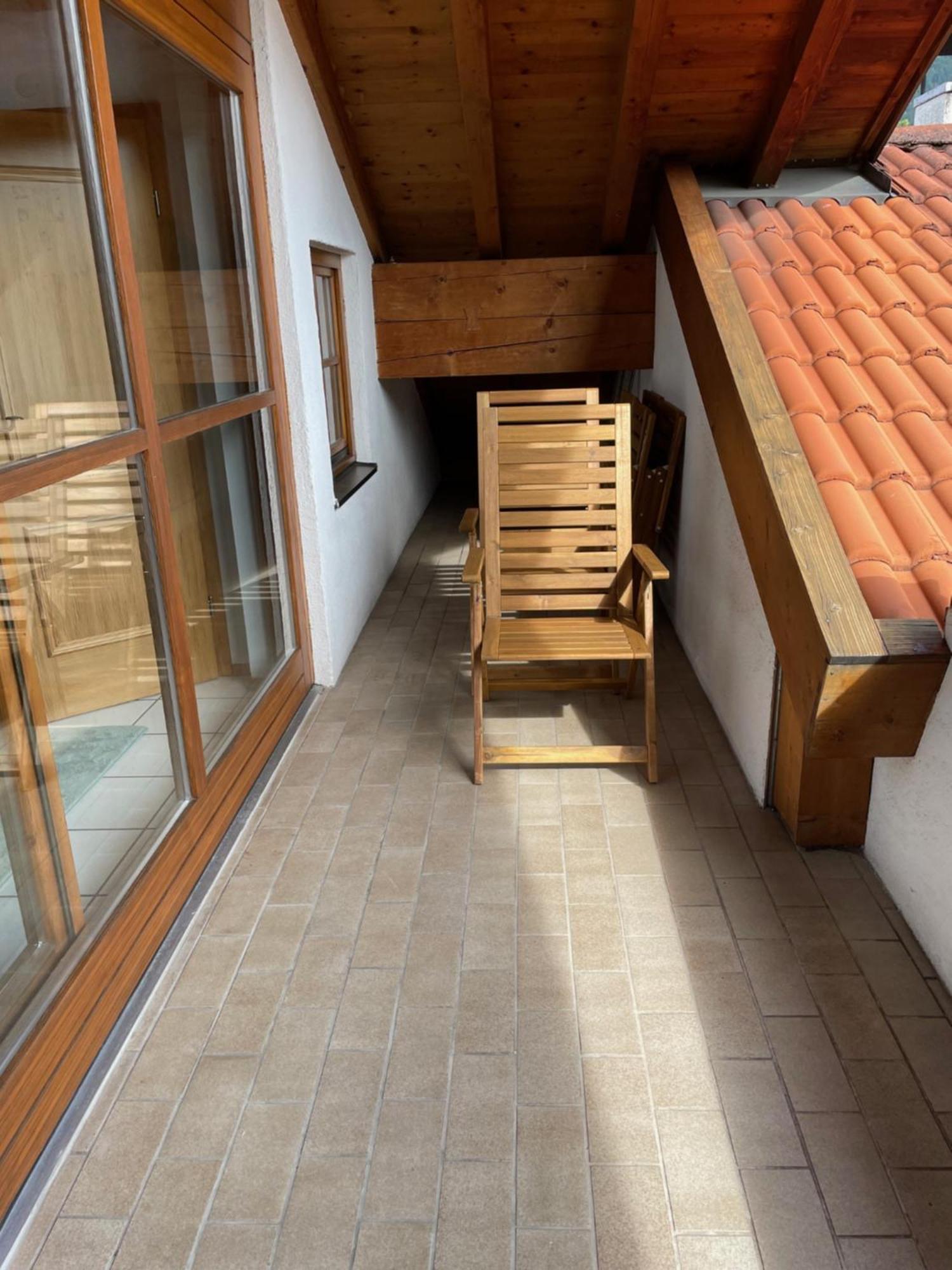 Dachgeschosswohnung Mit Traumhaftem Zugspitzblick Bei Garmisch Farchant Exteriér fotografie